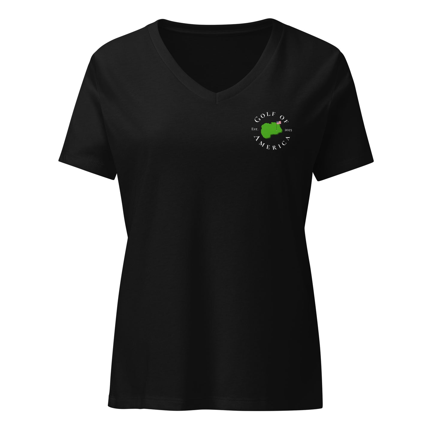 Classic GOA Relaxed V-Neck Tee - Golf of America