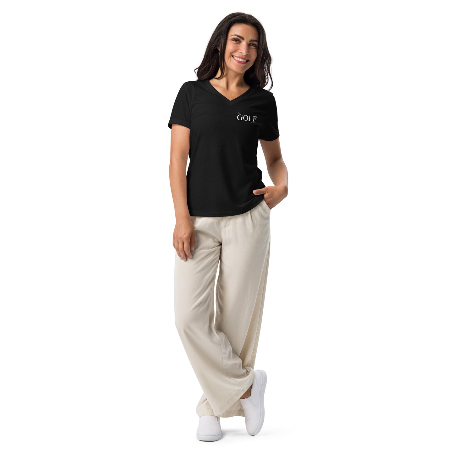 The Golf Classic Relaxed V-Neck Tee - Golf of America