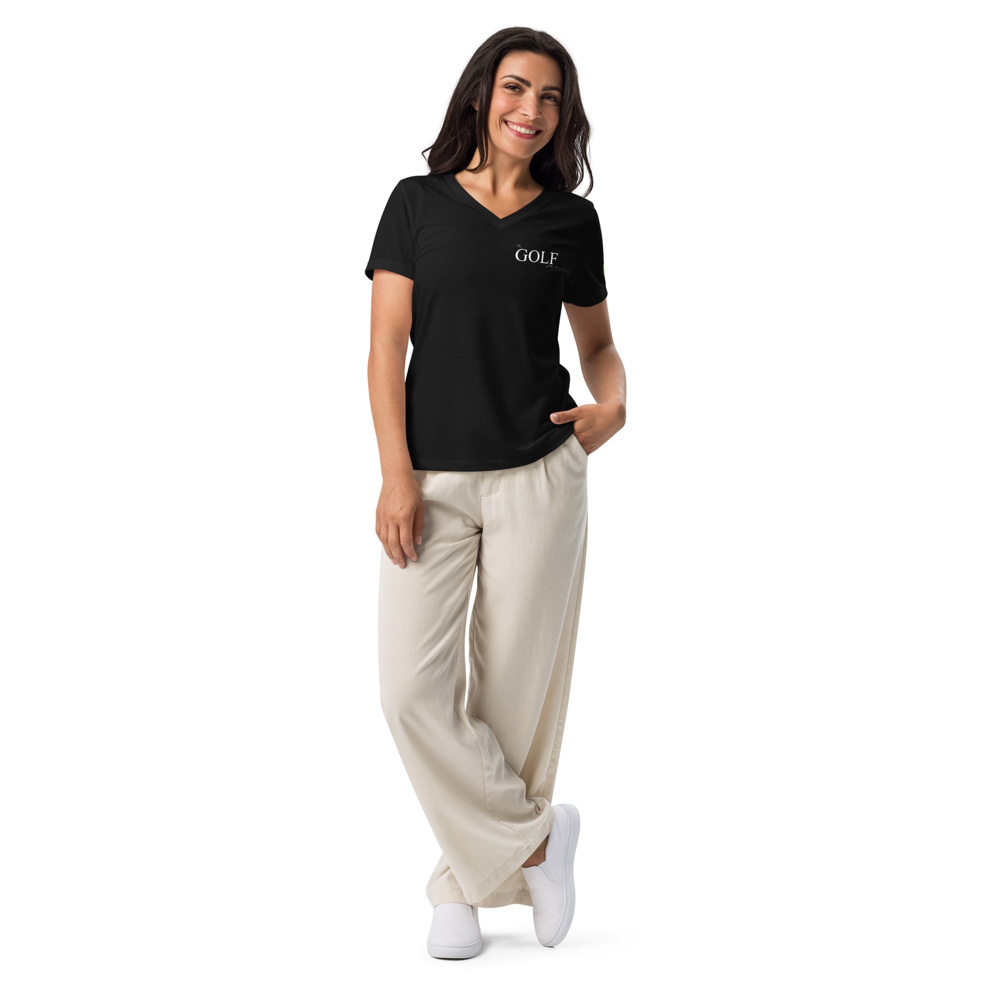 The Golf Classic Relaxed V-Neck Tee - Golf of America