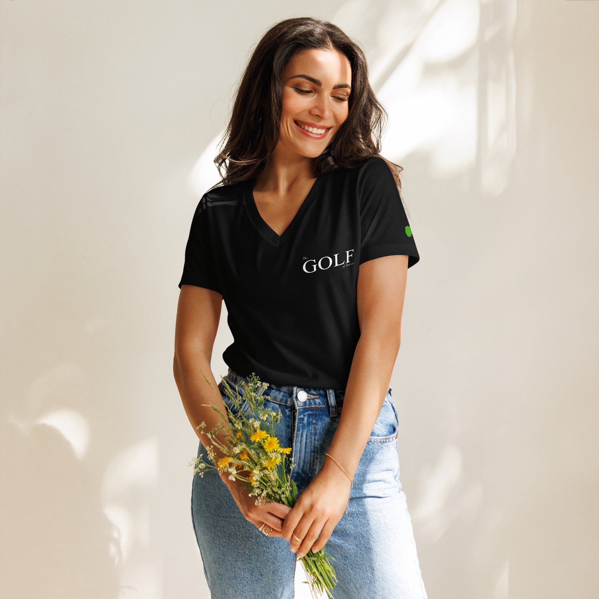 The Golf Classic Relaxed V-Neck Tee - Golf of America