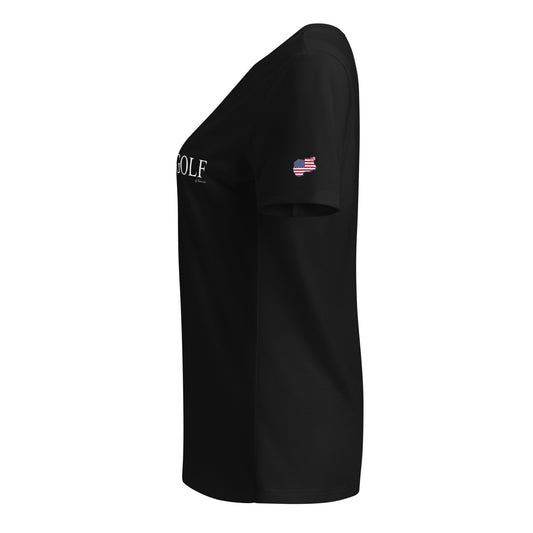 The Golf USA Relaxed V-Neck Tee - Golf of America